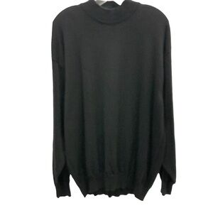 Raffi mens sweater Italian black size XXL high neck